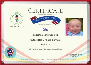 Certificate Preview