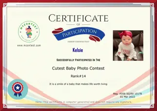 Certificate Preview