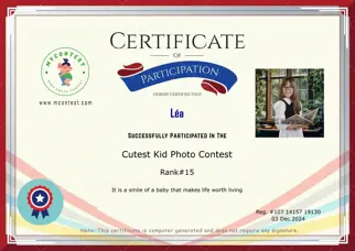 Certificate Preview
