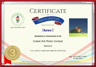Certificate Preview