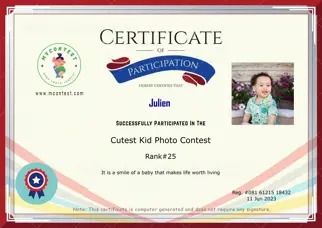 Certificate Preview