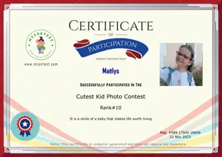 Certificate Preview
