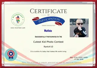 Certificate Preview
