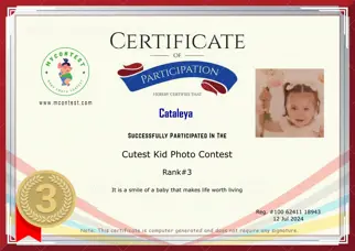 Certificate Preview