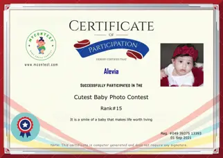 Certificate Preview