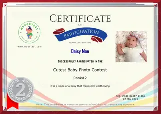 Certificate Preview