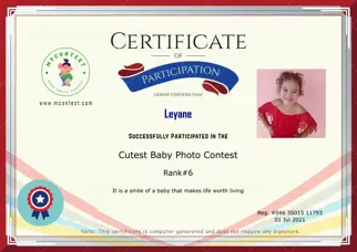 Certificate Preview