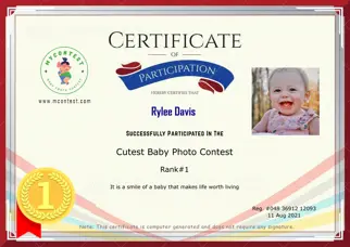 Certificate Preview