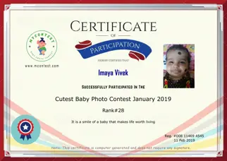 Certificate Preview
