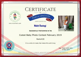 Certificate Preview