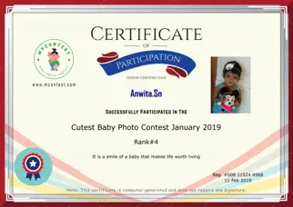 Certificate Preview