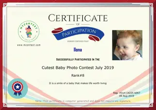 Certificate Preview