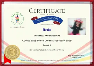 Certificate Preview