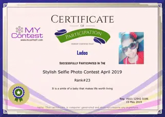 Certificate Preview