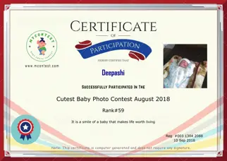 Certificate Preview