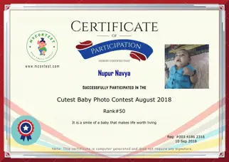 Certificate Preview