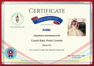 Certificate Preview