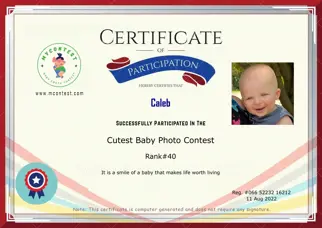Certificate Preview