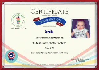Certificate Preview