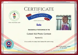 Certificate Preview