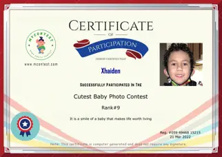 Certificate Preview