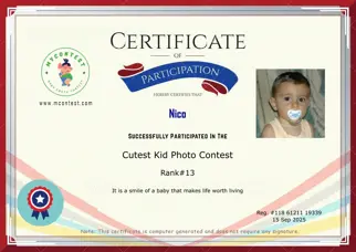 Certificate Preview