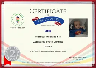 Certificate Preview