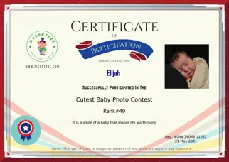 Certificate Preview