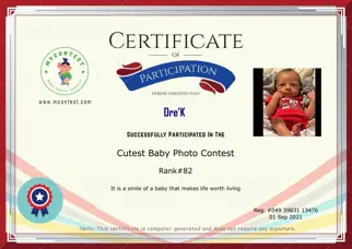 Certificate Preview