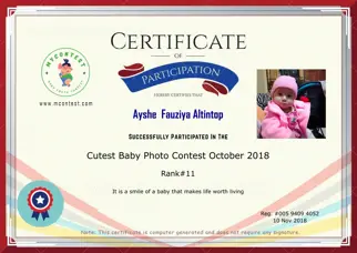Certificate Preview