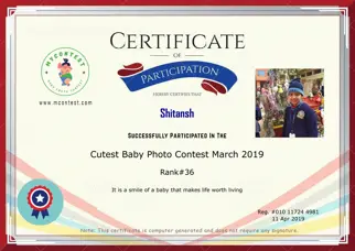 Certificate Preview