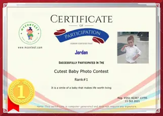 Certificate Preview