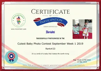 Certificate Preview