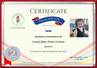 Certificate Preview