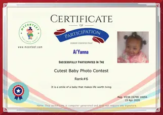 Certificate Preview