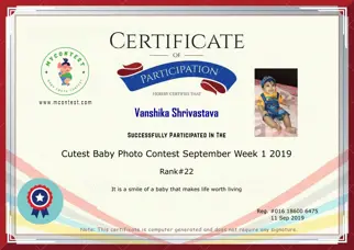 Certificate Preview