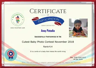 Certificate Preview