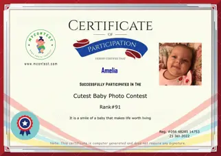 Certificate Preview