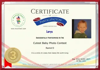 Certificate Preview