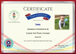 Certificate Preview
