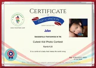 Certificate Preview