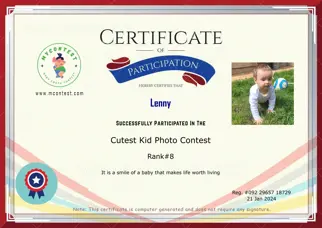 Certificate Preview