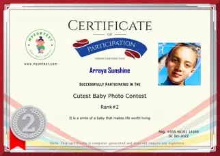 Certificate Preview