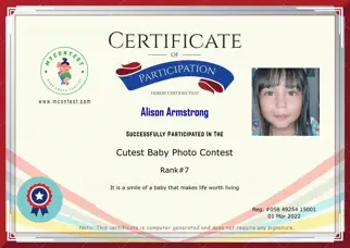 Certificate Preview