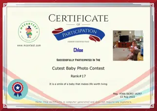 Certificate Preview