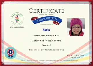 Certificate Preview