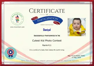 Certificate Preview