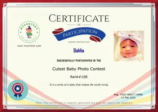 Certificate Preview