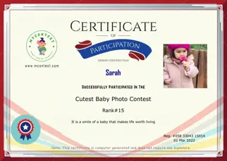 Certificate Preview