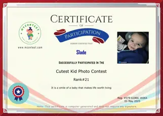 Certificate Preview